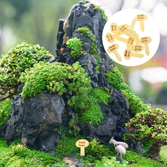 STRANDCHIC 10-Piece Lightweight Resin Guidepost Models for Decor, Office Display, and Miniature Craft Projects