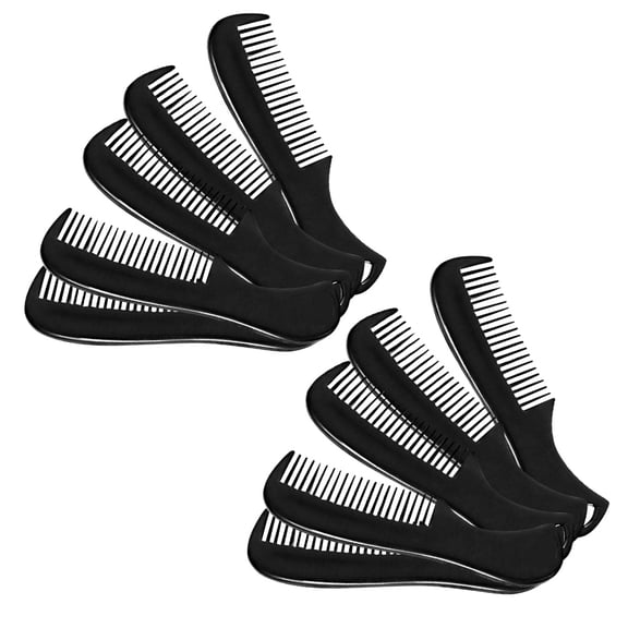 STRANDCHIC Mini Mustache Comb 10Pcs 2.9In for Everyday Use