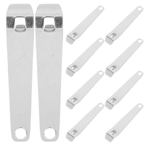 STRANDCHIC 10Pcs Stainless Steel Handheld Bottle Cap Removers for Versatile Bottle Use