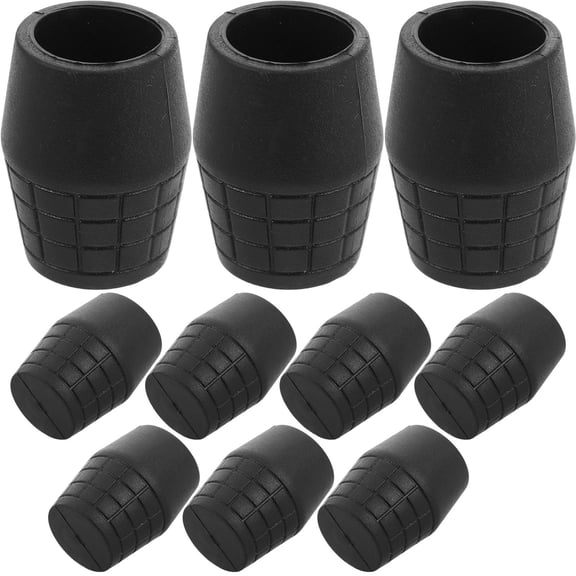 STRANDCHIC 10pcs Floor Protector Pads Black Rubber Noise Reduction Mic Accessories for Audio Professionals