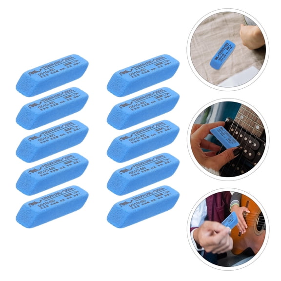 STRANDCHIC Scratch Repair Fret Erasers Blue 10Pcs
