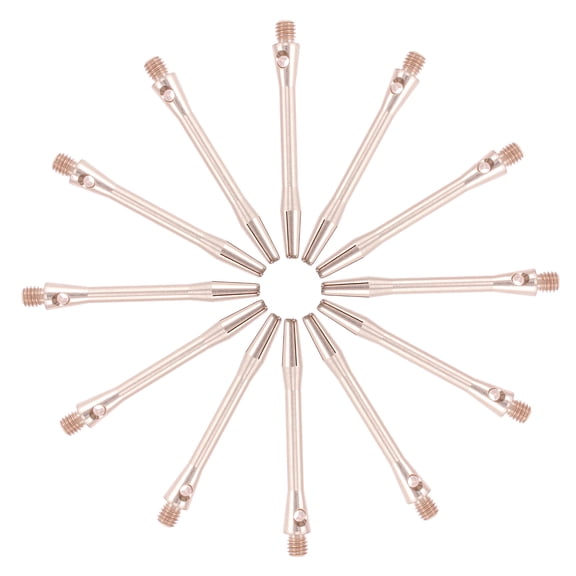 STRANDCHIC 12Pcs Aluminum Dart Shafts Lightweight Metal Rods Stems for Indoor Dart Game Accessories