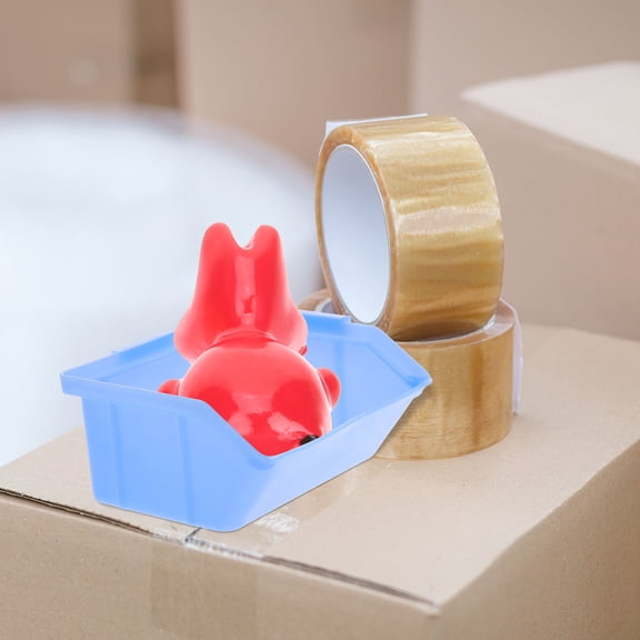 STRANDCHIC 12-Piece Warehouse Parts Bin Storage Case with Clear Lid, PP Material Tool Organizer Box for Small Parts