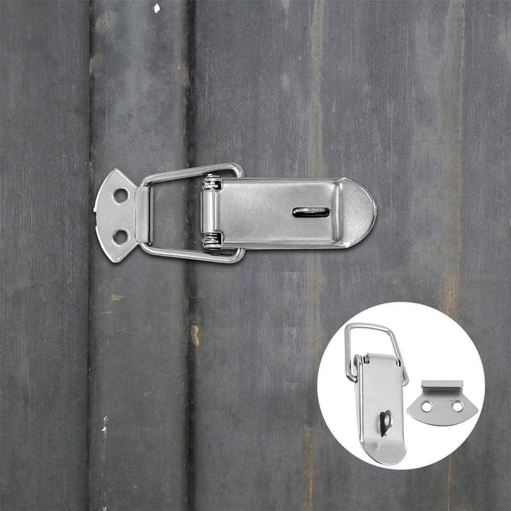 Spring Loaded Hasp STRANDCHIC 12-Pack Iron Duckbill Spring Loaded Hasp Latch for Toolbox ...