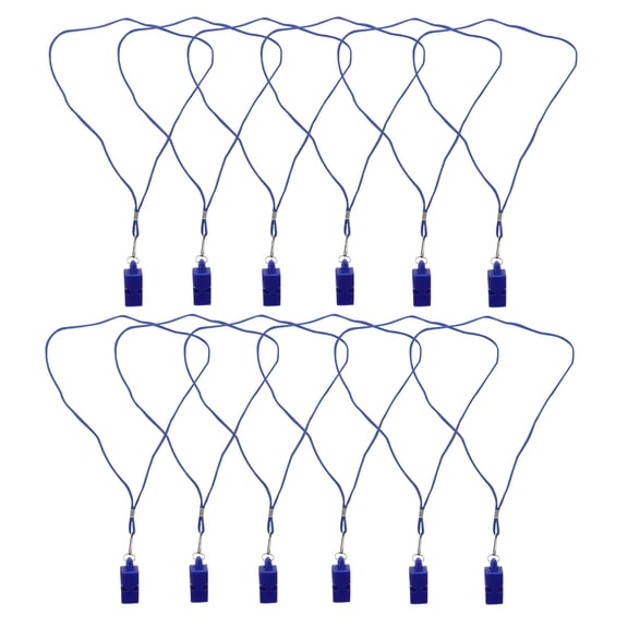 STRANDCHIC 12Pcs Soccer Referee Whistle Compact ABS for Sports Enthusiasts and Emergency Signaling