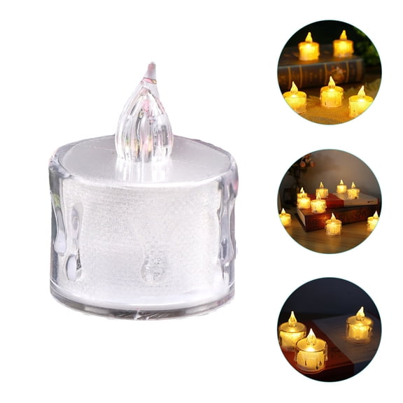 STRANDCHIC 12-Pack Flameless LED Tea Light Candles Bright and Safe for Party, Home, and Event Decoration