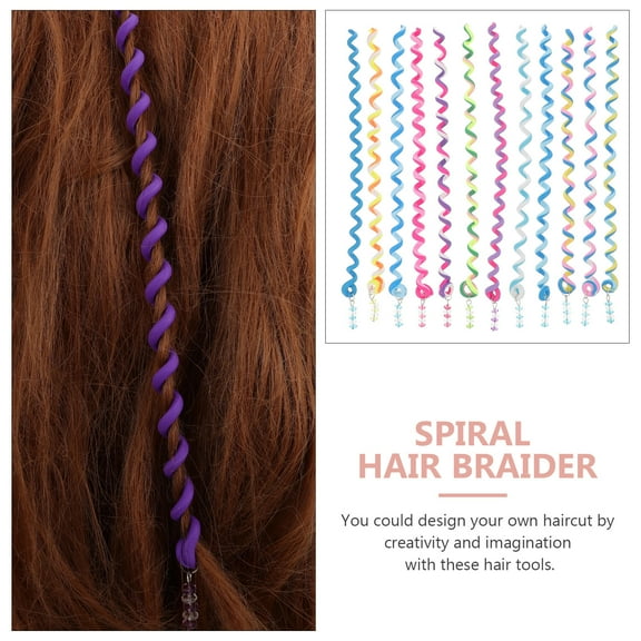 STRANDCHIC 12Pcs Hair Braid Clips Assorted Colors for Ponytail and Braiding