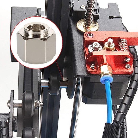 STRANDCHIC 12pcs Stainless Steel Eccentric Spacers for Engineers in Silver Color