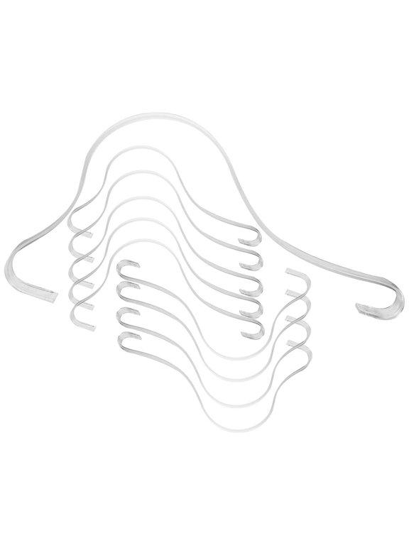 15Pcs Transparent Acrylic Shoe Support Display Racks for Sandals with Strong Wear Resistance