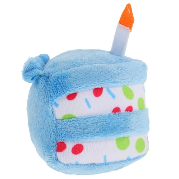 STRANDCHIC 1-Pack Blue Plush Dog Squeaky Toy for Pets, Ideal for Garden Playtime