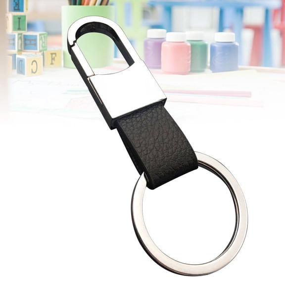 STRANDCHIC 1Pack Mens Keyrings Metal Silver 5.3x0.7in