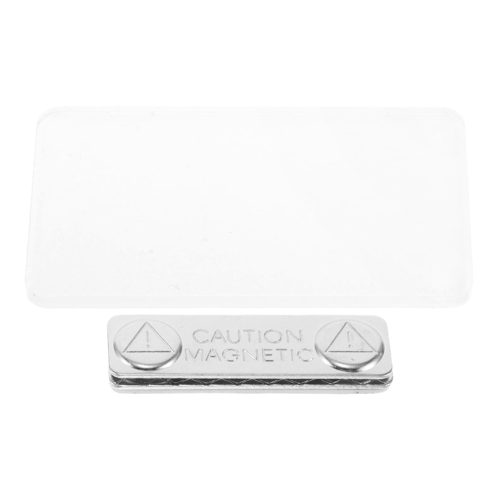 STRANDCHIC 1Pack Modern Design Rectangular Acrylic Name Tag for Brooch ...