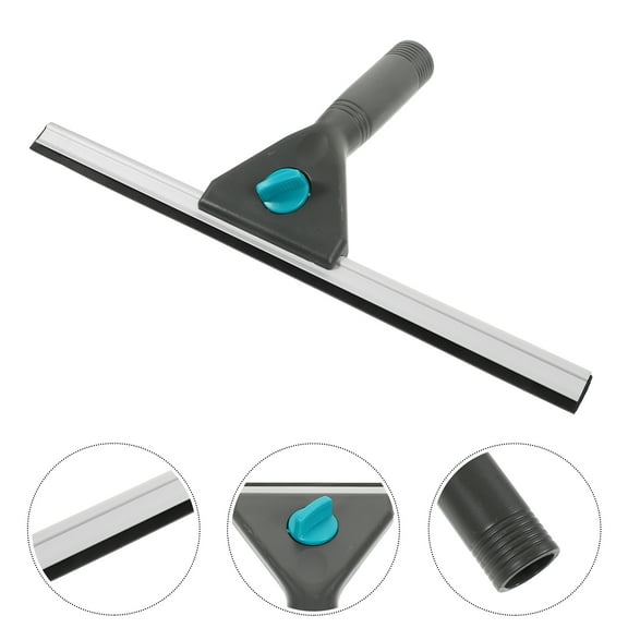 STRANDCHIC 1-Pack Compact Squeegee for Outdoor Window Cleaning Tools, Easy Grip Design for Streak-Free Glass