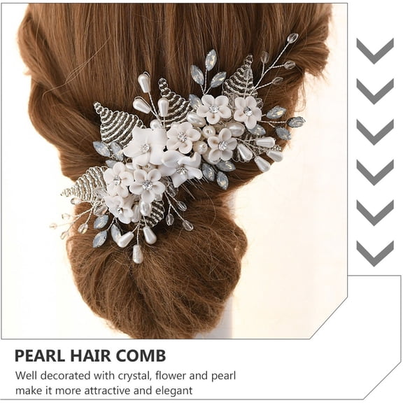 STRANDCHIC 1Pack Vintage Hair Combs with Assorted Color Crystal for Women at Photo Activity