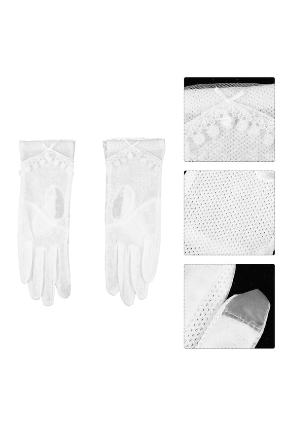 Women's Fingerless Gloves 1 Pair Nylon Touchscreen Compatible Anti- Grip Assorted Colors