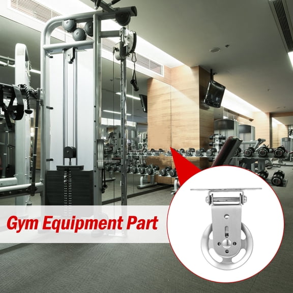 STRANDCHIC 1Pc Swivel Groove Aluminum Pulley Wheel for Home Gym Strength Training