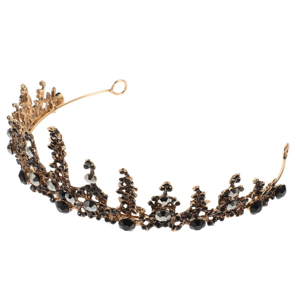 STRANDCHIC Black Alloy 1Pc Wedding Headpiece for Brides and Special Occasions