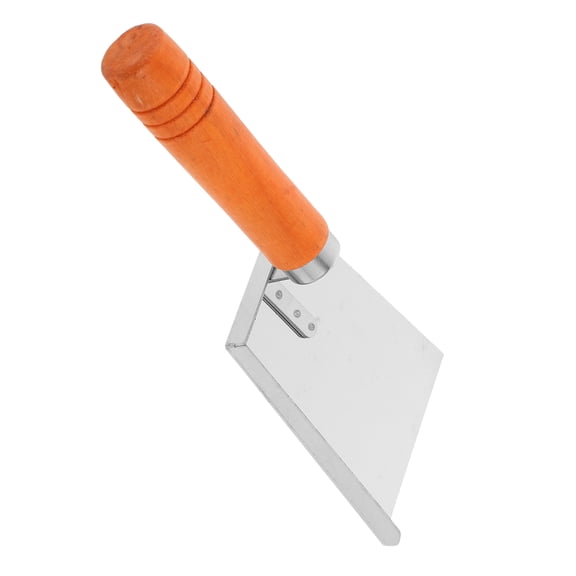 STRANDCHIC Stainless Steel Hive Frame Scraper with Wood Handle for Efficient Beehive Cleaning and Maintenance