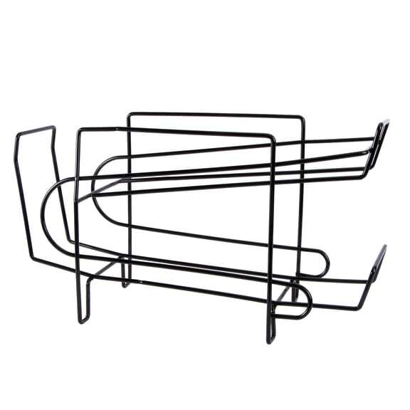 STRANDCHIC 1Pc Black Canning Storage Rack for Refrigerator Drink Organization