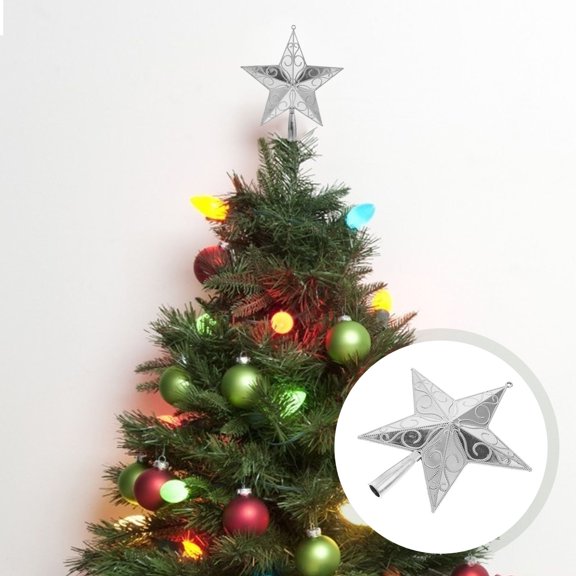 STRANDCHIC 1Pc Plastic Christmas Tree Topper Christbaumspitze Holiday Tree Decoration