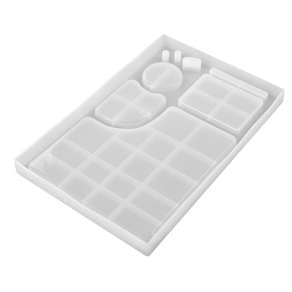 STRANDCHIC Crystal Epoxy Mold Silicone Mould for Resin Casting White DIY Craft Supplies for Creative DIY Enthusiasts