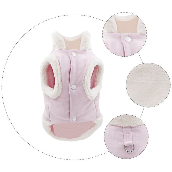 STRANDCHIC Dog Harness Puppy Pink Polyester Cotton 1Pc Vest Style for Pet Owners