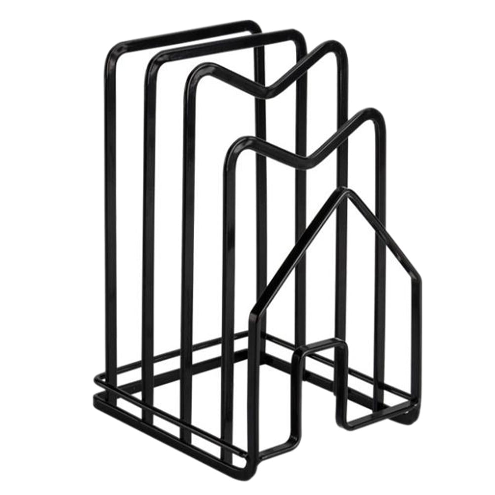 STRANDCHIC 1Pc Cutting Board Rack with Pan Lid Holder Black Food Grade ...