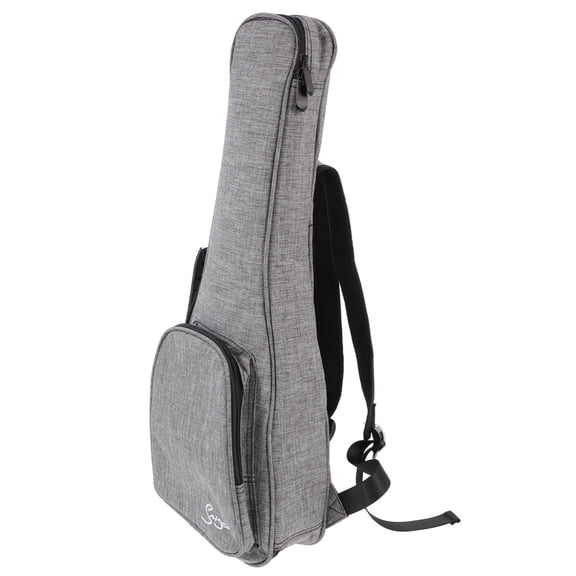 STRANDCHIC 1Pc Fashion Grey Ukulele Case Made with Premium Linen and Velour for Easy Carrying
