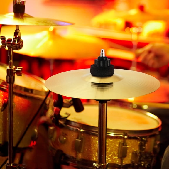 STRANDCHIC Hi Hat Cymbal Golden for Drum Kits Sturdy Durable Easy to Install
