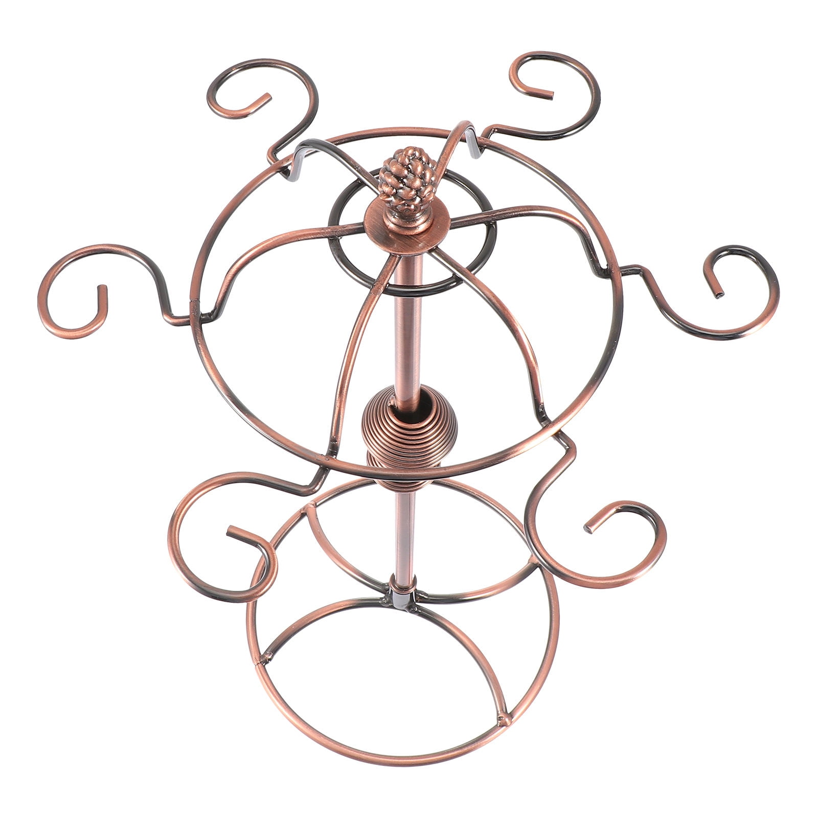 STRANDCHIC Hanging Wine Glass Rack Stemware Holder Storage Organizer ...