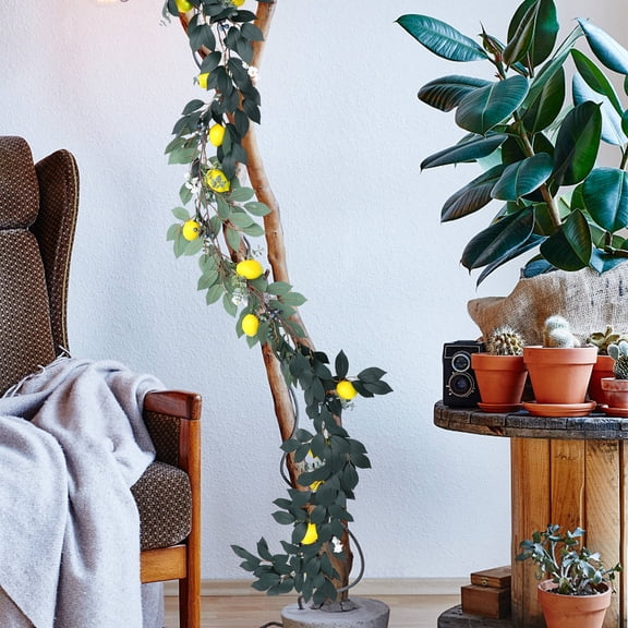 STRANDCHIC 1Pc Rattan Decor for Home Artificial Rattan Wall Basket Green Plastic Decorative