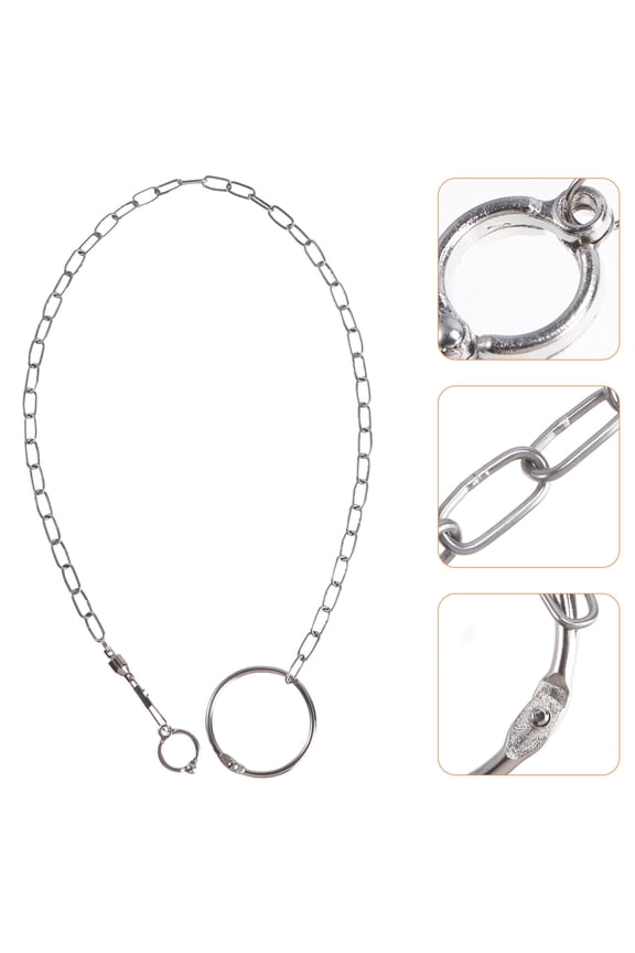 1Pc Parrot Foot Chain Stainless Steel Silver Buckle Anklet Smooth Surface