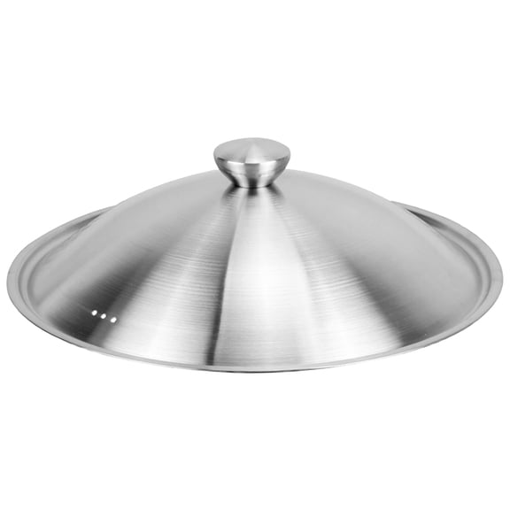 STRANDCHIC 1Pc Stainless Steel Pot Cover Cooking Lid with Pressure Vent for Soup Pots and Frying Pans