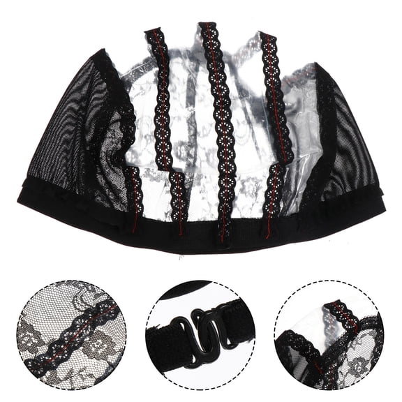 STRANDCHIC 1Pc Black Mesh Wig Cap Breathable and Comfortable Hat for Hair Care and Styling