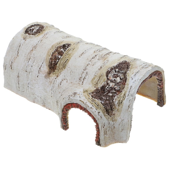 STRANDCHIC Resin Reptile Hideout Natural Style Pet Shelter for Lizards Tortoises Small Pets Habitat Decor