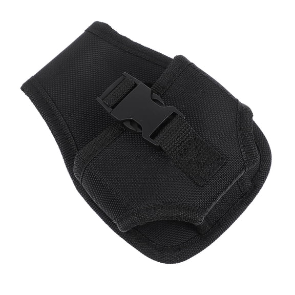 STRANDCHIC Small Tool Storage Bag 1Pc Black Oxford Cloth Belt Pouch for Maintenance and Repair Tool Kit