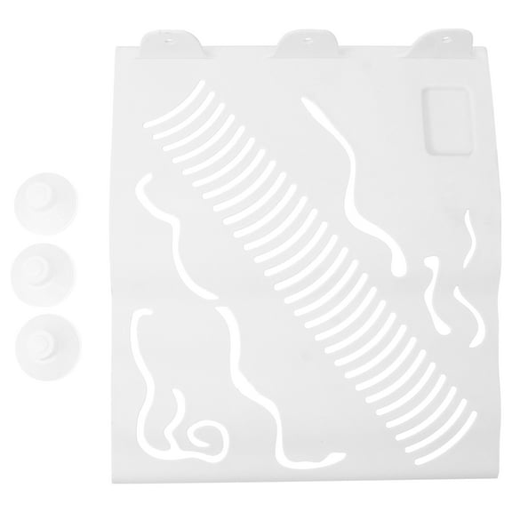 STRANDCHIC Tortoise Resting Terrace with Cups for Pet Aquarium, White PP Material, 1 Piece