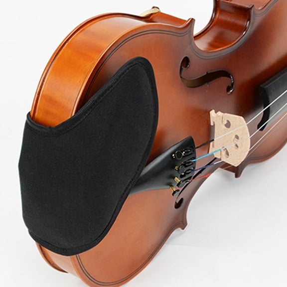 STRANDCHIC Black Violin Shoulder Rest 1Pc Comfortable Support for Extended Practice and Playing Sessions