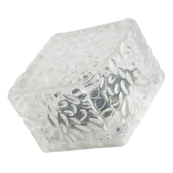 STRANDCHIC 1Pc Waterproof Solar Powered LED Brick Light for White Garden Landscape