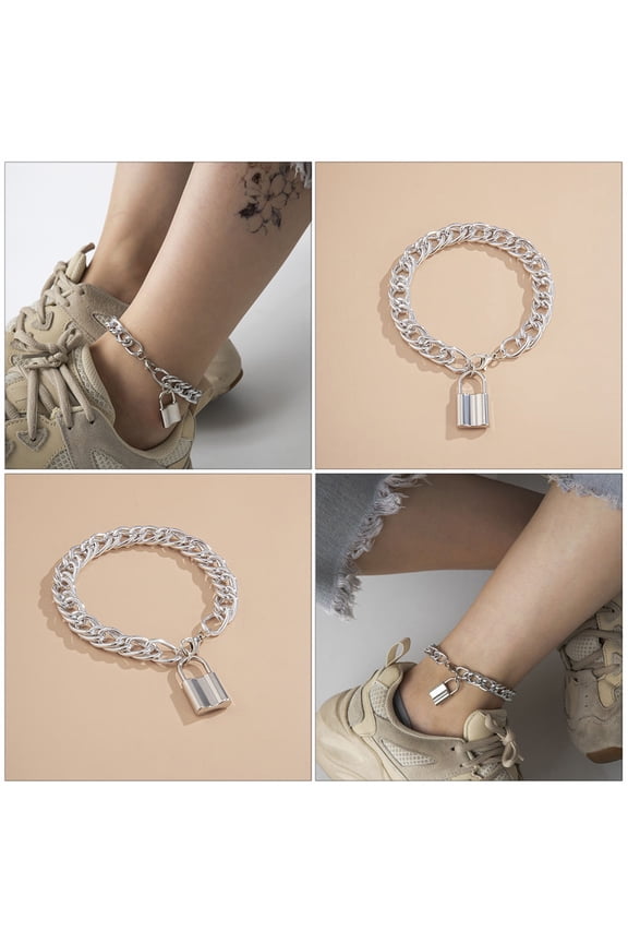 Aluminum Ankle Foot Chain for Womens Stylish Foot Jewelry, 1 Piece Trendy Accessory