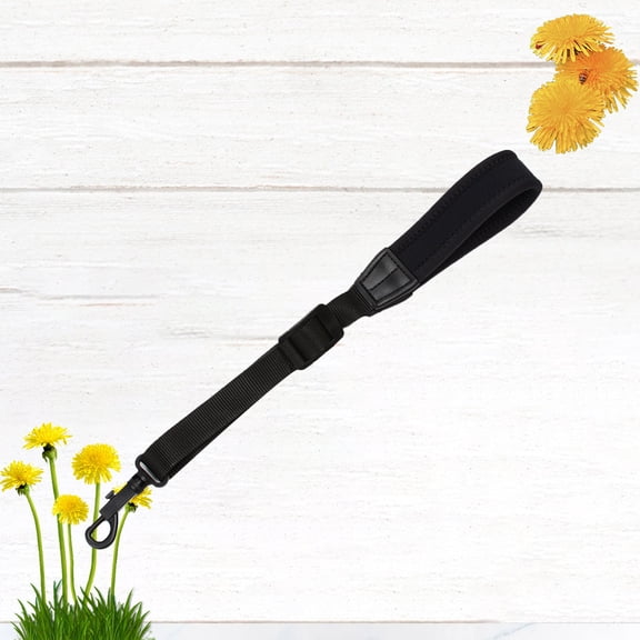 STRANDCHIC 1Pcs Black Braid Adjustable Soft Padded Sax Strap for Professional Players