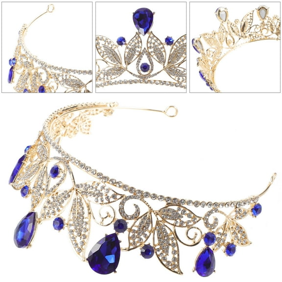 STRANDCHIC Vintage Baroque Queen Bridal Headdress for Decor 1Pc