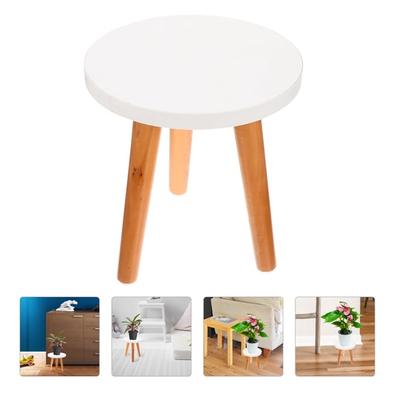 STRANDCHIC Wooden Plant Pot Stand for Indoor Use, Living Room Decor, Simple and Stylish Indoor Garden Display