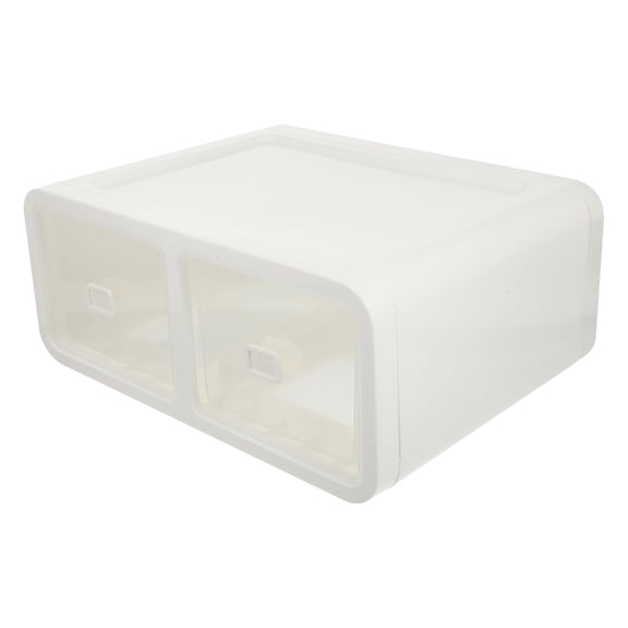 STRANDCHIC White PP Underwear and Socks Storage Box for Closet Organization, and Space-Saving