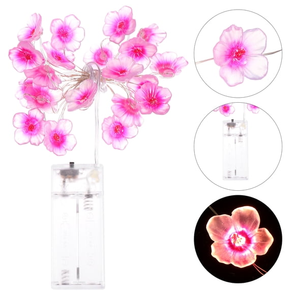 STRANDCHIC LED String Lights Set with Flower Design, Outdoor and Balcony Decorative Lighting for Garden, Patio, Party Ambiance