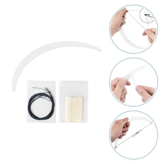 STRANDCHIC 1Set Flexible Eyebrow Measure Tool with High Durability for Makeup Experts and Beginners