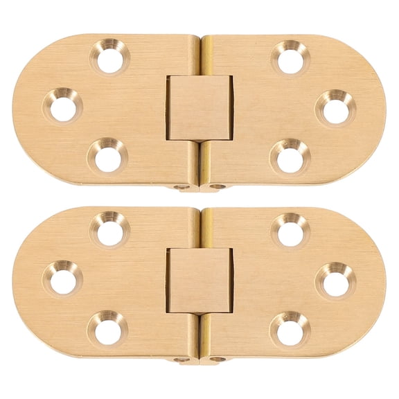 STRANDCHIC 1 Set Top Hinge in Golden Color with Easy Installation Screws for Cabinet Doors