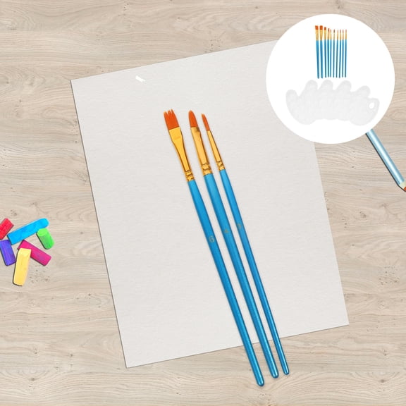 STRANDCHIC 1Set Multi Function Painting Tools with Stainless Steel Brushes and Portable Pigment Trays