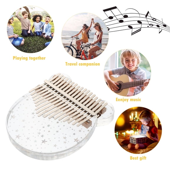 STRANDCHIC Kalimba Thumb Piano Small Instrument Set, Assorted Colors, Portable Music Tool for Beginners and Professionals