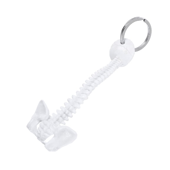 STRANDCHIC 1Set Spine Keychain Pendant White Plastic Gift for Medical Interest